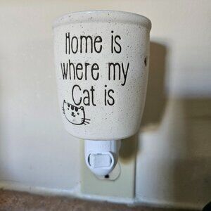 Scentsy Mini Warmer Plug In Home Is Where My Cat Is